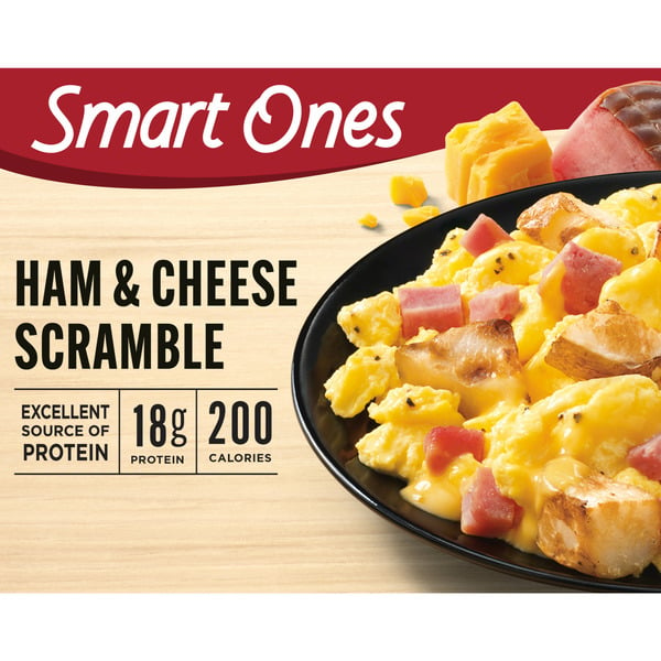 Frozen Breakfast Smart Ones Ham & Cheese Scramble with Egg Whites, Ham, Potatoes & Cheese Frozen Meal hero