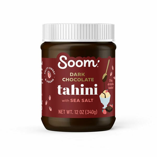 Candy & Chocolate Soom Dark Chocolate Tahini with Sea Salt hero