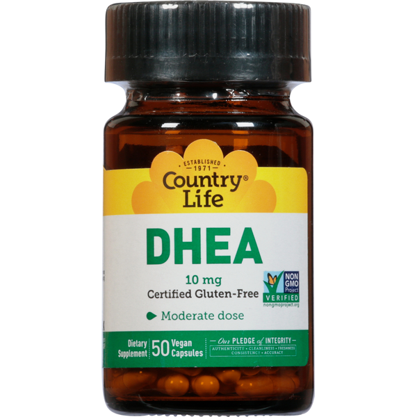 Vitamins & Supplements Country Life DHEA Vegetarian Capsules hero