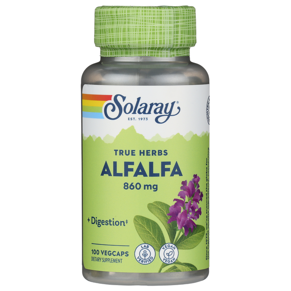 Food Supplements Solaray Alafalfa Leaf hero