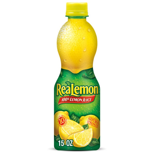 Juice & Nectars ReaLemon 100% Lemon Juice hero