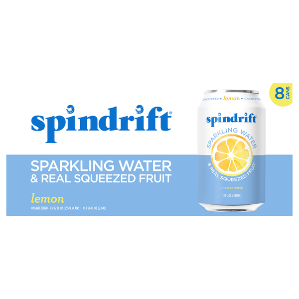 Water, Seltzer & Sparkling Water Spindrift Lemon Sparkling Water hero