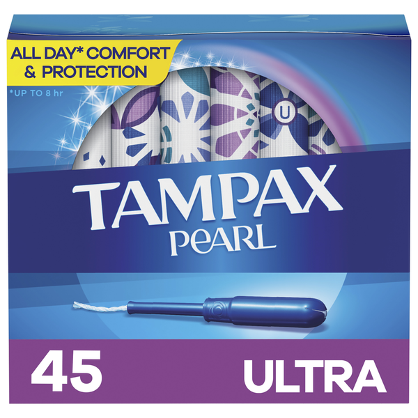 Feminine Care TAMPAX Pearl Tampons, Ultra hero