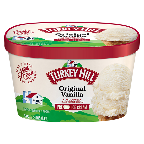 Ice Cream & Ice Turkey Hill Ice Cream, Original Vanilla, Premium hero