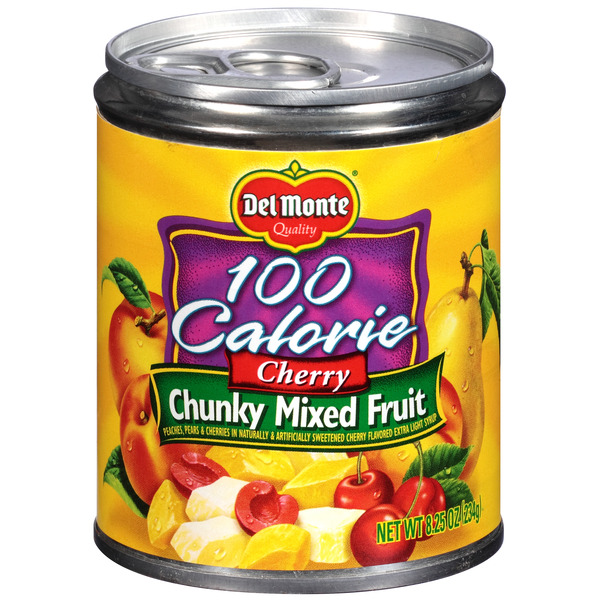 Canned/Jarred Fruits Del Monte Chunky Mixed Fruit, Cherry hero