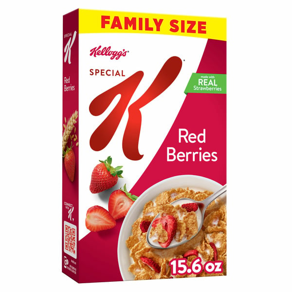 Cereal Kellogg’s Special K Breakfast Cereal, Fiber Cereal, Family Breakfast, Red Berries hero