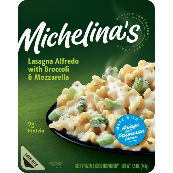 Frozen Meals Michelina's Lasagna Alfredo hero