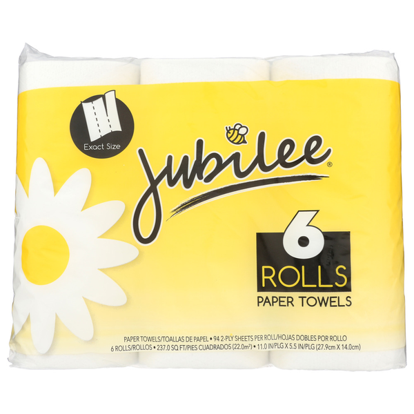 Paper Goods Jubilee 6-Reg Roll Towel 4/6 Roll hero