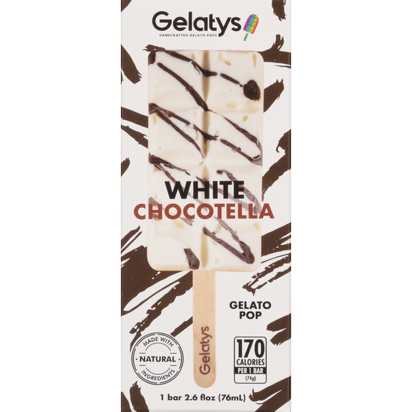 Ice Cream & Ice Gelatys Gelato Pop, White Chocotella hero