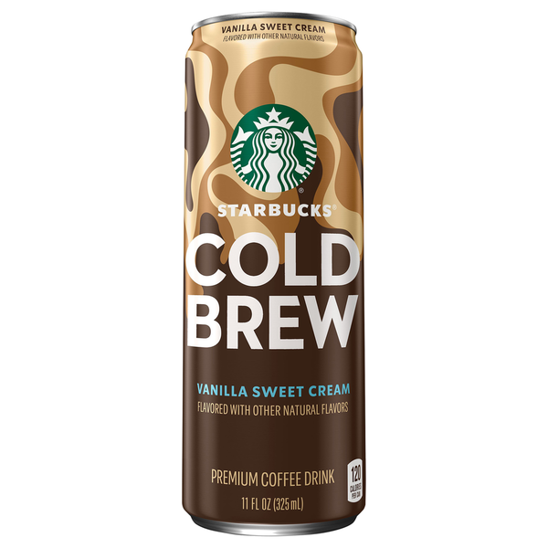 Starbucks Cold Brew Drink Vanilla Sweet Cream hero