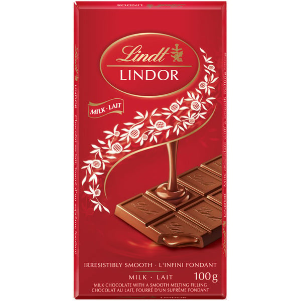 Candy & Chocolate Lindt Milk Chocolate Bar, 100 Grams hero