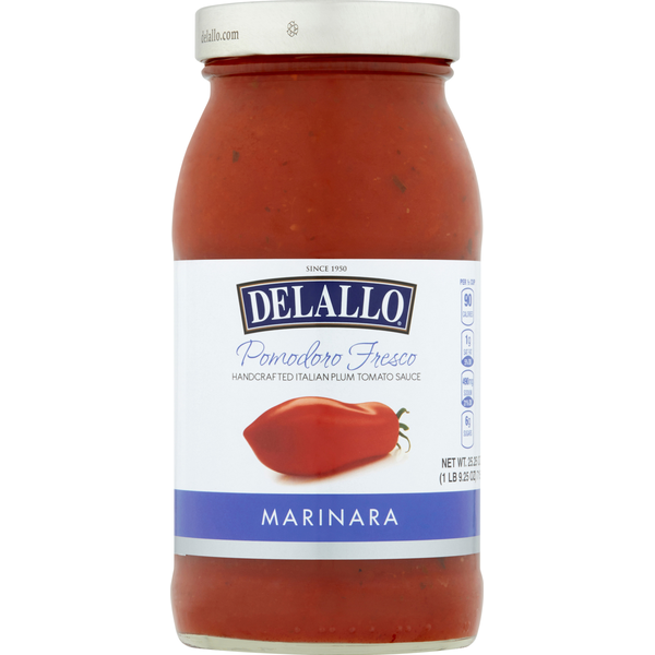 Pasta Sauce DeLallo Pomodoro Fresco Marinara Sauce hero