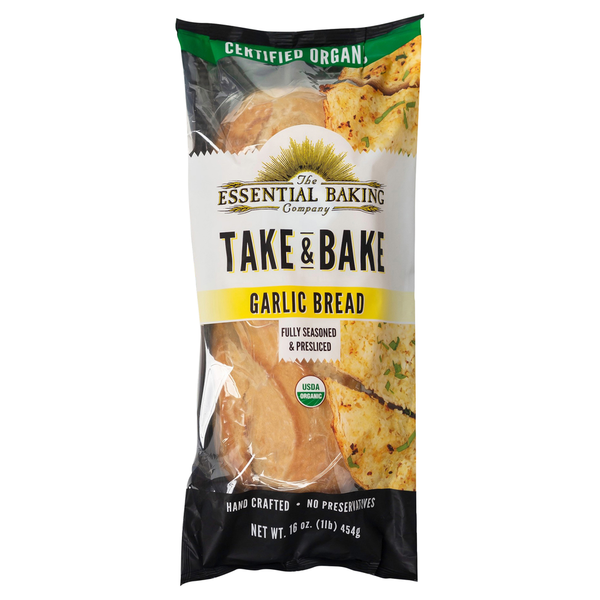 Bread The Essential Baking Company Garlic Bread, Take & Bake hero