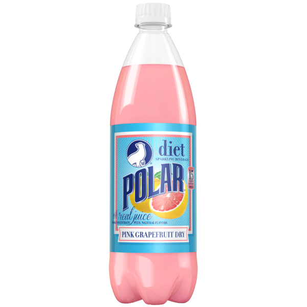 Juice & Nectars Polar Sparkling Beverage, Diet, Pink Grapefruit Dry hero