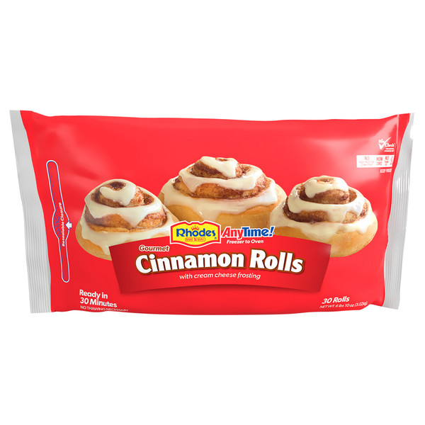 Buns & Rolls Rhodes Bake-N-Serv Cinnamon Rolls, Gourmet hero