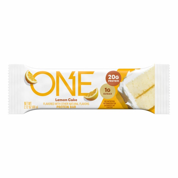 Protein & Nutritional Bars ONE Lemon Cake Flavored Protein Bar hero