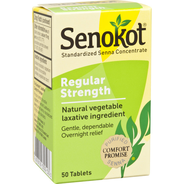 Digestive Health Senokot Senna Concentrate, Standardized, Regular Strength, 8.6 Mg, Tablets hero