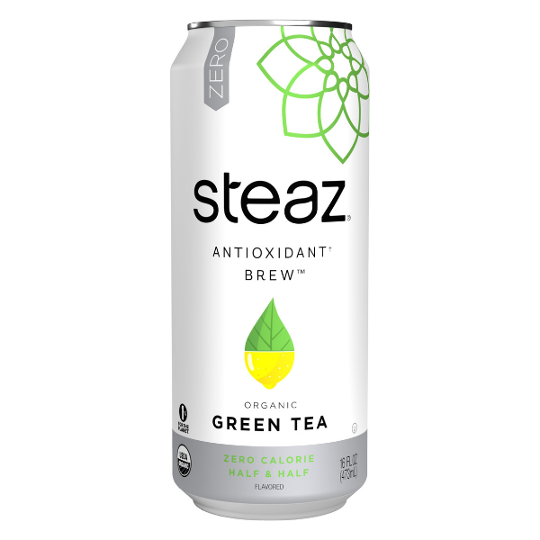 Tea Steaz Antioxidant Brew Tea, Zero Calorie Half & Half hero