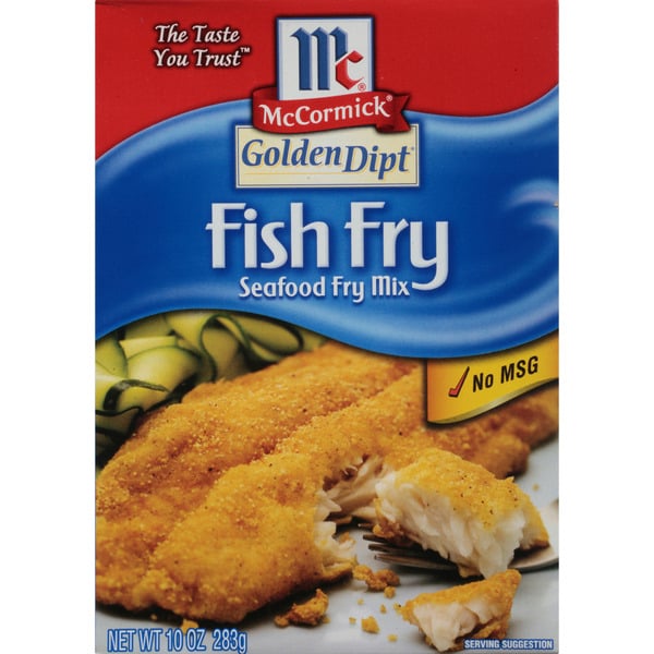 Spices & Seasoning McCormick® Golden Dipt® Fish Fry Seafood Fry Mix hero