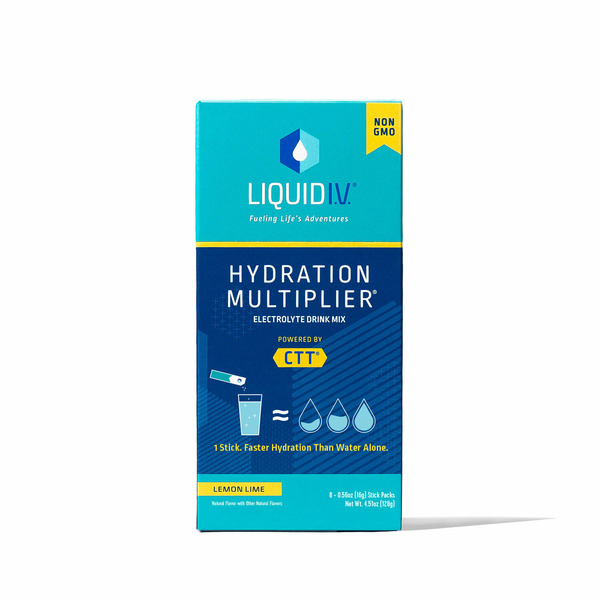 Cocoa & Drink Mixes Liquid I.V. Hydration Multiplier, Lemon Lime, Electrolyte Drink Mix hero