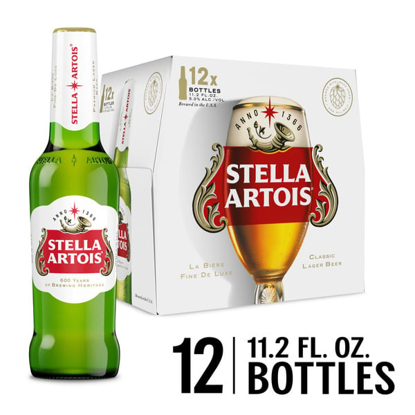 Imported Stella Artois Premium Belgian Lager hero