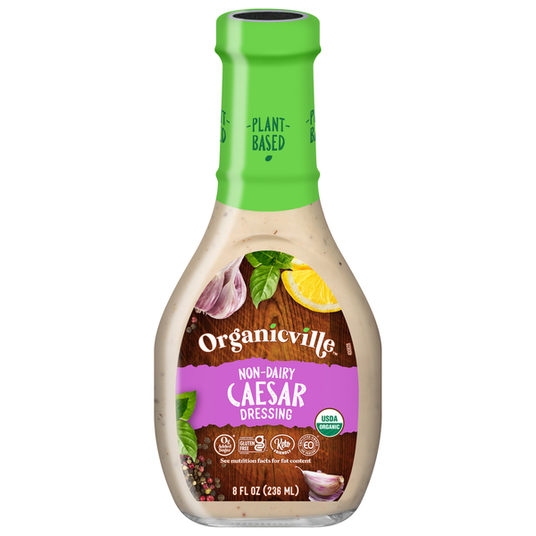 Salad Dressing & Toppings Organicville Dressing, Non-Dairy, Caesar hero