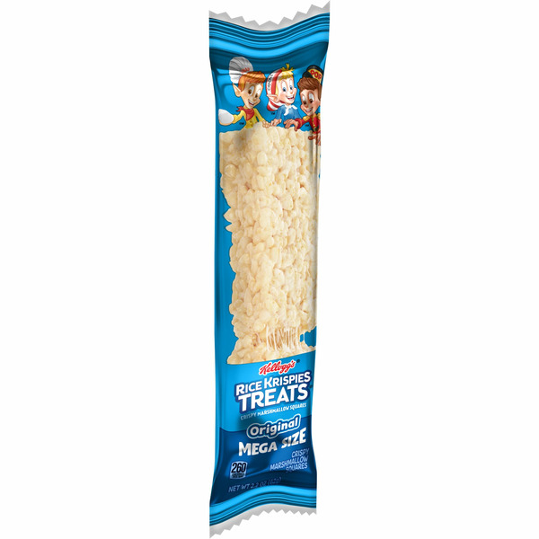 Breakfast & Cereal Kellogg's Rice Krispies Treats Marshmallow Snack Bar, Kids Snacks, School Lunch, Original hero