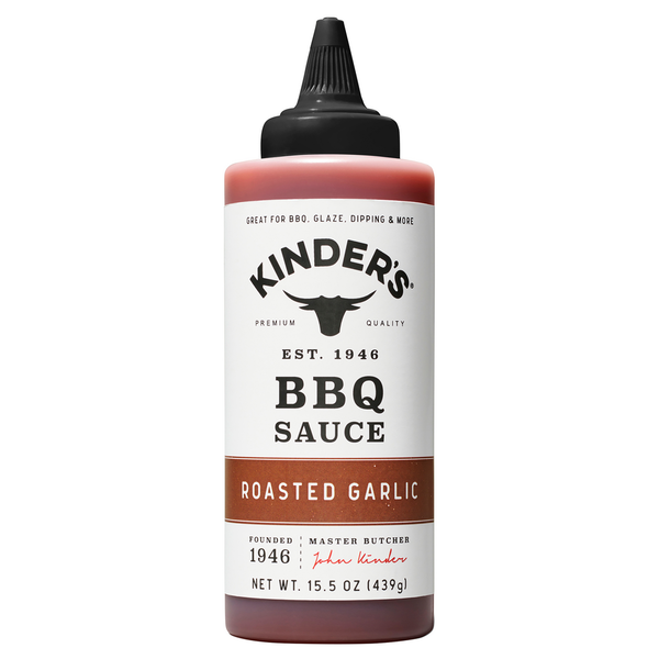 Kinder's BBQ Sauce, Roasted Garlic hero