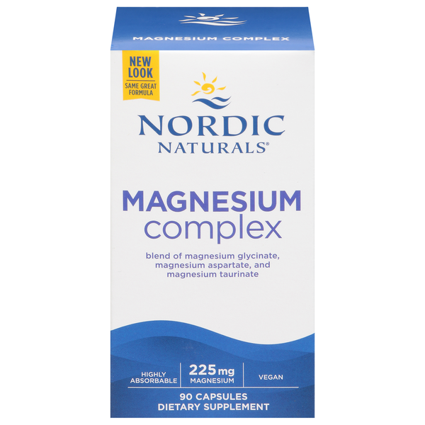 Vitamins & Supplements Nordic Naturals Magnesium Complex, 225 mg, Capsules hero