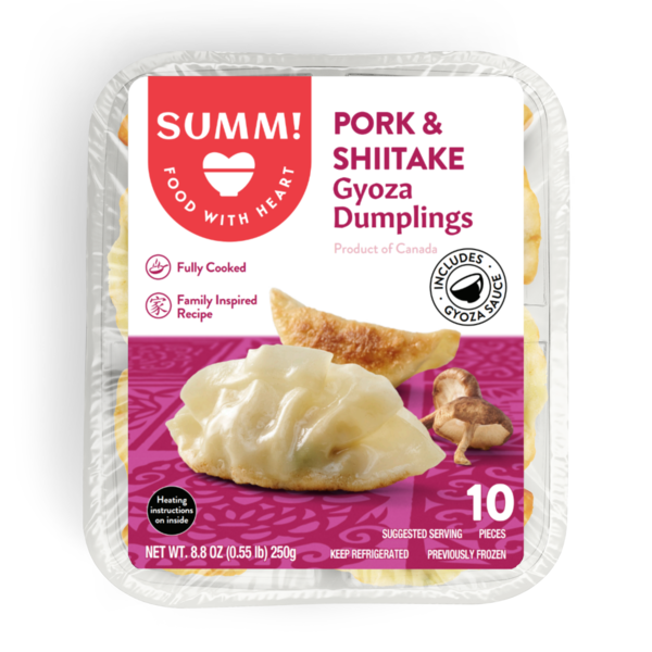 Summ! Pork & Shiitake Gyoza Dumplings hero