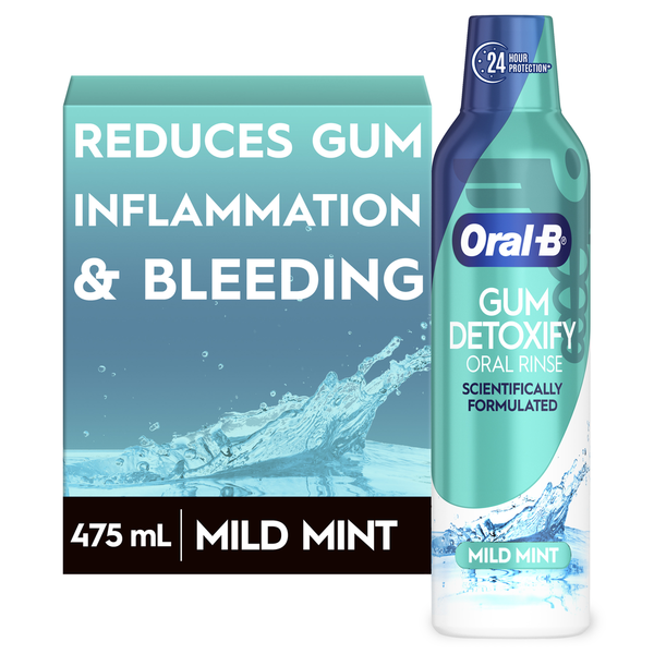 Oral Hygiene Oral-B Gum Detoxify Mouthwash hero