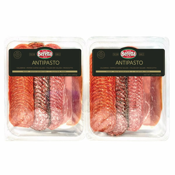 Deli Meat Fratelli Beretta Antipasto, 12 oz, 2-count hero