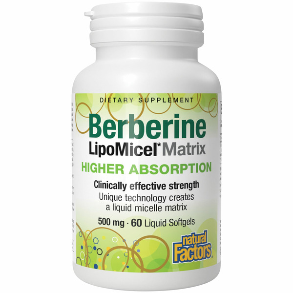 Natural Factors Berberine Lipomicel Matrix 500 Mg hero