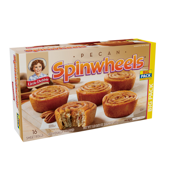 Cookies & Cakes Little Debbie SPINWHEELS ® sweet rolls hero