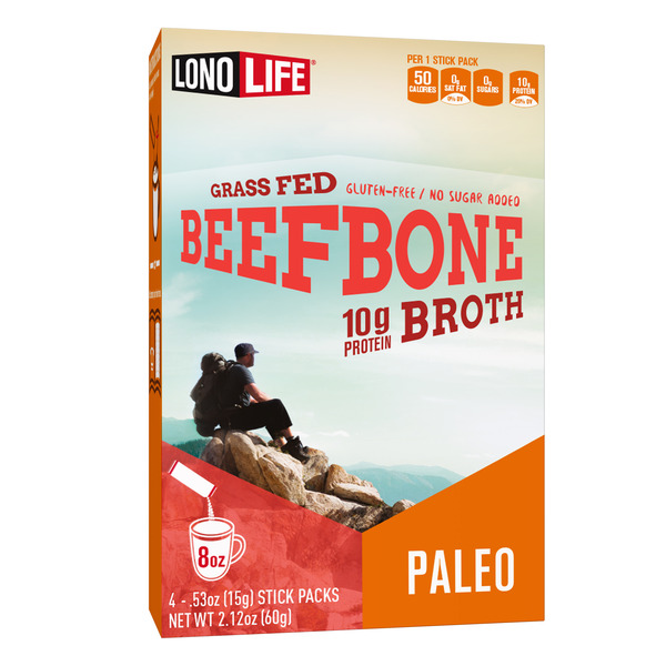 Soup, Broth & Bouillon LonoLife Beef Bone Broth Individual Packets hero