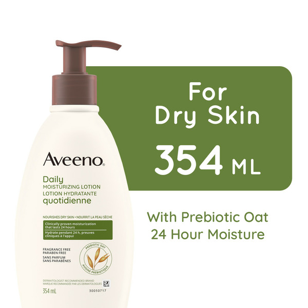 Moisturizer Aveeno Daily Moisturizing Body Lotion, Dry Skin hero