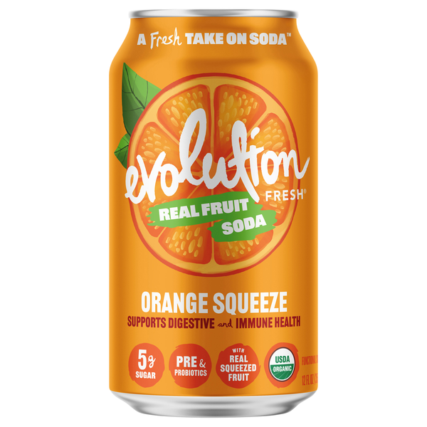 Evolution Soda, Functional, Orange Squeeze hero