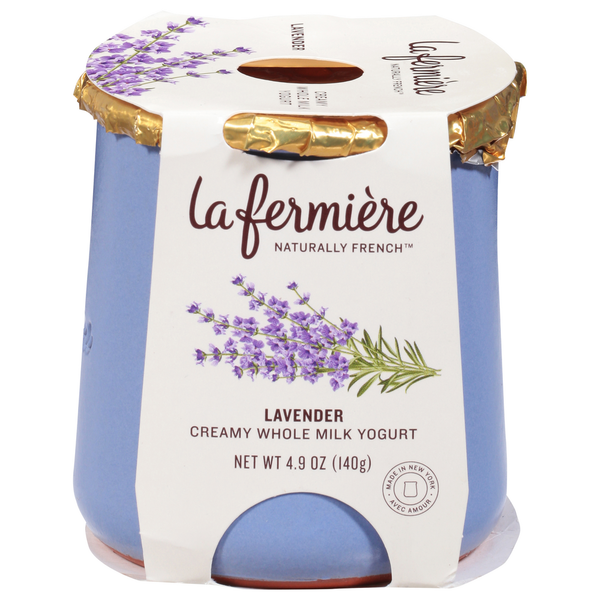 Yogurt La Fermière Yogurt, Creamy Whole Milk, Lavender hero