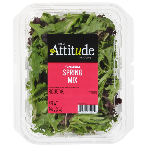 Packaged Vegetables & Fruits Fresh Attitude Spring Mix, Prewashed hero