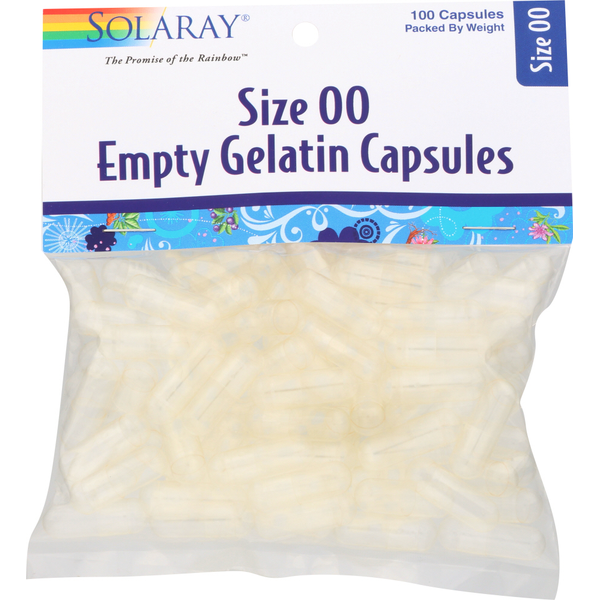 More Household Solaray Empty Gelatin Capsules Size 00 hero