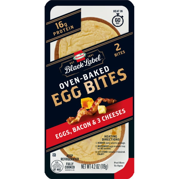 Lunch Meat Hormel Black Label Egg Bites Bacon hero