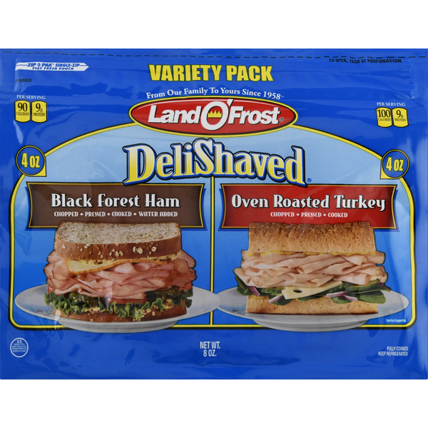 Packaged Lunch Meat Land O’Frost Variety Pack hero