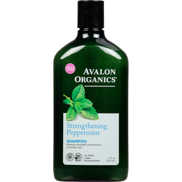 Hair Care Avalon Organics Shampoo, Peppermint, Strengthening hero