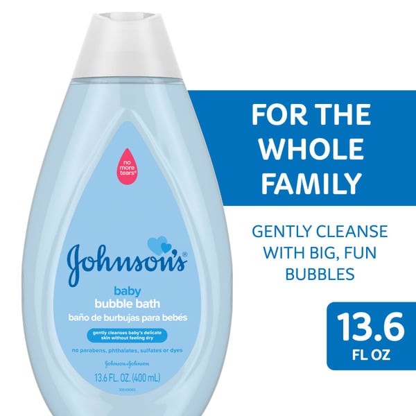 Beauty Johnson's Tear-Free Baby Bubble Bath, Hypoallergenic hero