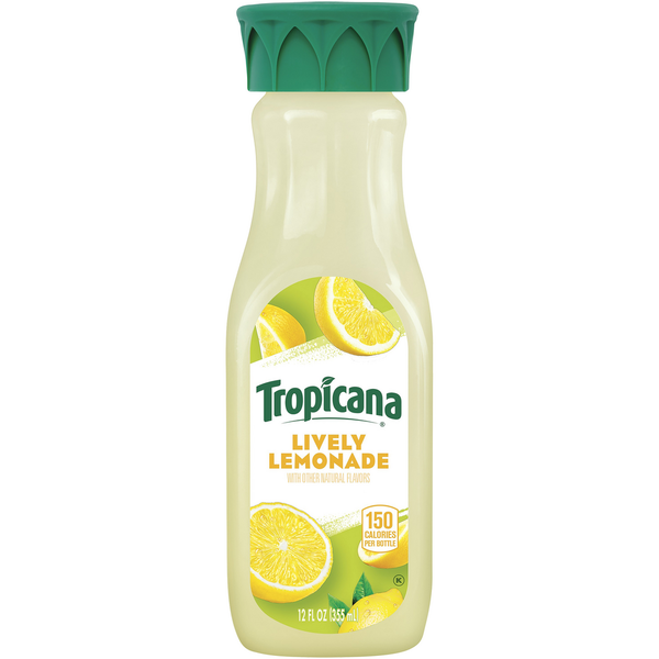 Refrigerated Tropicana Lemonade Juice Drink hero