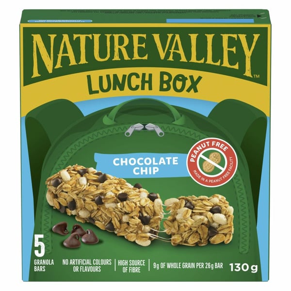 Energy & Granola Bars Nature Valley Lunchbox Granola Bars, Chocolate Chip, Kids Snacks hero