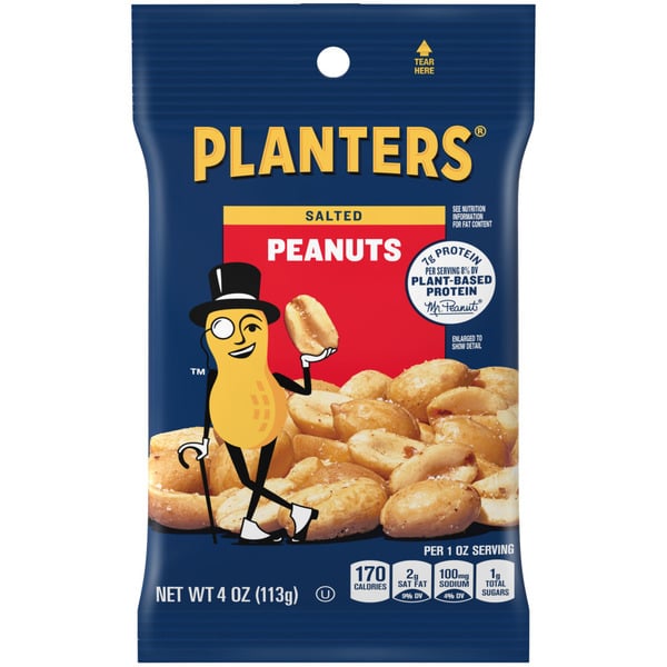 Snacks Planters Peanuts Salted hero