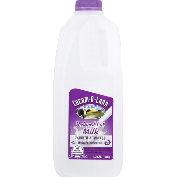 Milk Cream-O-Land Milk, Reduced Fat, 2% Milkfat hero