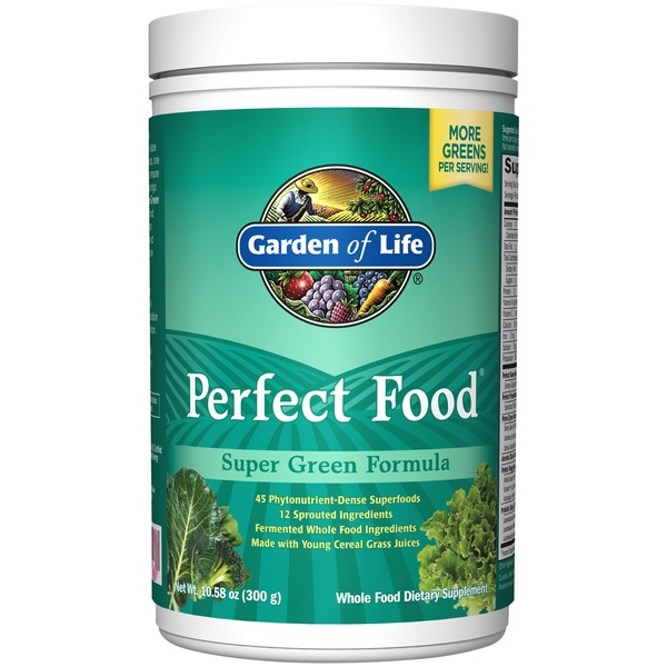 Other Superfoods & Green Foods Garden of Life Super Green Formula, Perfect Food hero