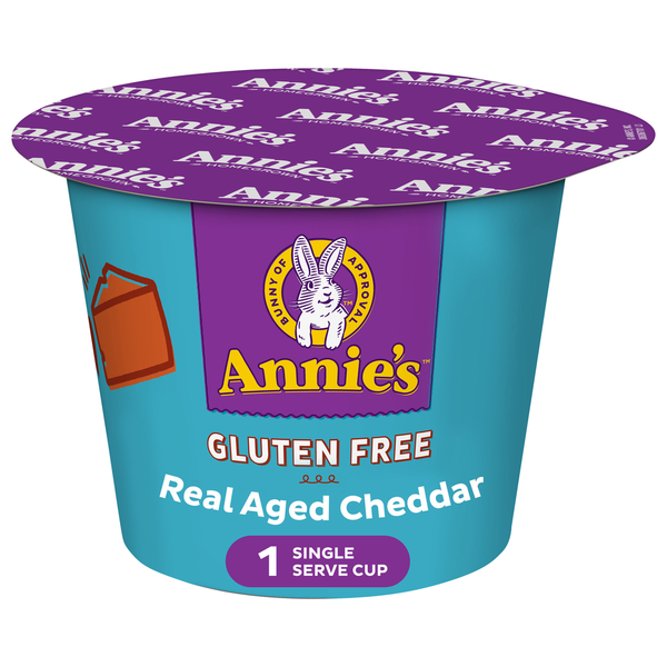 Instant Foods Annie's Rice Pasta & Cheese, Real Aged Cheddar hero